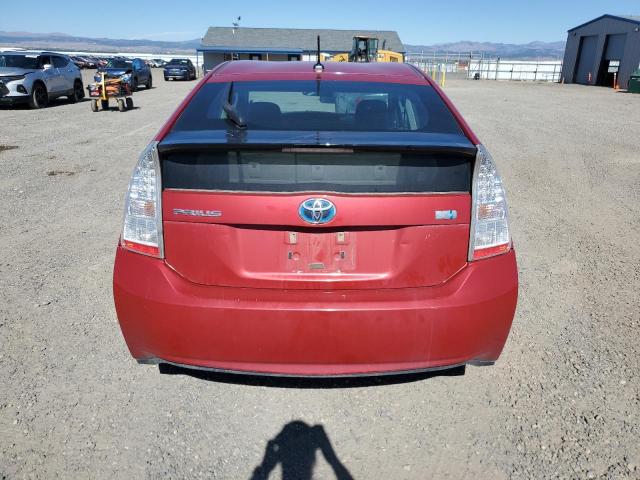 JTDKN3DU0A5179878 - 2010 TOYOTA PRIUS HYB RED photo 6