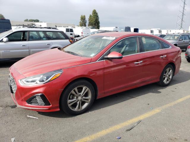 5NPE34AF8KH768810 - 2019 HYUNDAI SONATA LIMITED RED photo 1