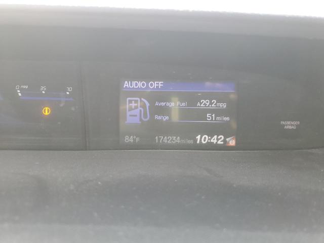 19XFB2F95EE210467 - 2014 HONDA CIVIC EXL თეთრი ფოტო 9