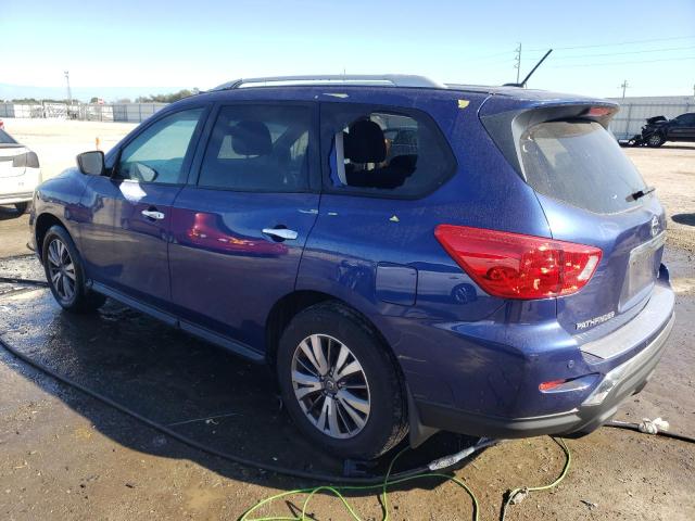 5N1DR2MN3JC620121 - 2018 NISSAN PATHFINDER S BLUE photo 2