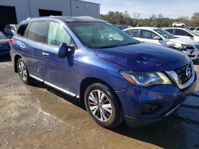 5N1DR2MN3JC620121 - 2018 NISSAN PATHFINDER S BLUE photo 4