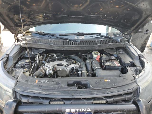 1FM5K8ATXHGC35415 - 2017 FORD EXPLORER POLICE INTERCEPTOR 黑色 照片 12