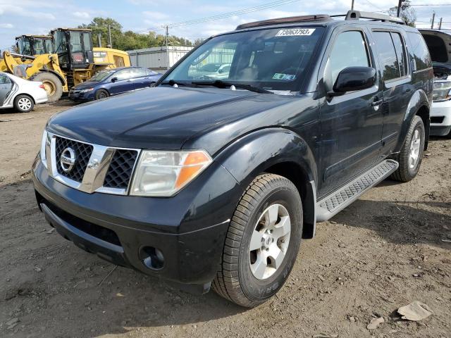 5N1AR18W17C626475 - 2007 NISSAN PATHFINDER LE BLACK photo 1