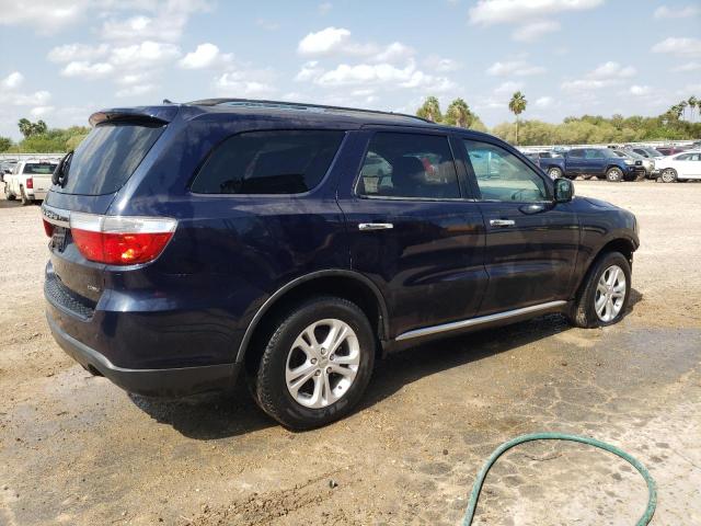 1C4RDHDGXDC617430 - 2013 DODGE DURANGO CREW BLUE photo 3