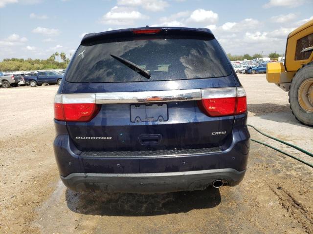 1C4RDHDGXDC617430 - 2013 DODGE DURANGO CREW BLUE photo 6