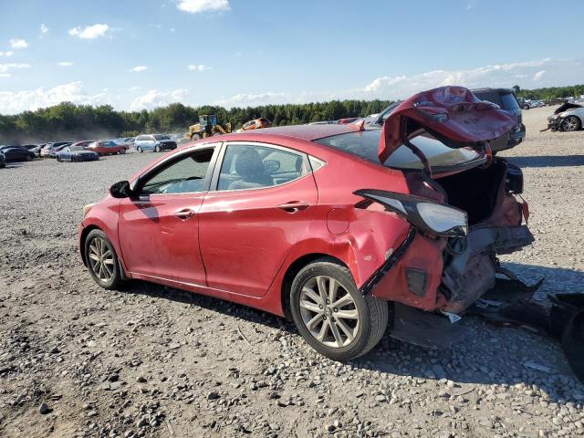 KMHDH4AE5FU430406 - 2015 HYUNDAI ELANTRA SE RED photo 2