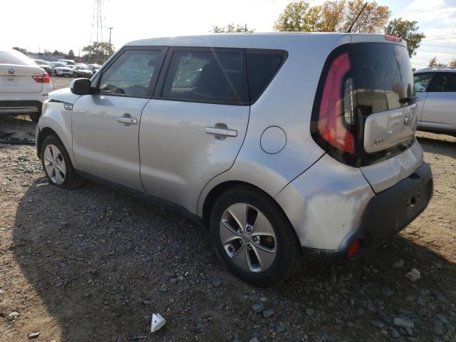 KNDJN2A27F7775591 - 2015 KIA SOUL SILVER photo 2