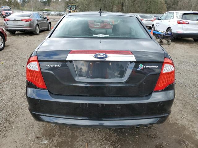 3FADP0L34CR225244 - 2012 FORD FUSION HYBRID BLACK photo 6