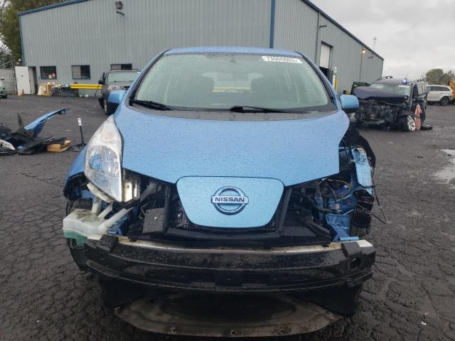 1N4AZ0CP6EC333186 - 2014 NISSAN LEAF S BLUE photo 5