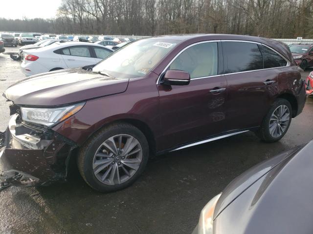 5FRYD4H57HB023799 - 2017 ACURA MDX TECHNOLOGY BURGUNDY photo 1
