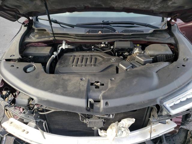 5FRYD4H57HB023799 - 2017 ACURA MDX TECHNOLOGY BURGUNDY photo 12