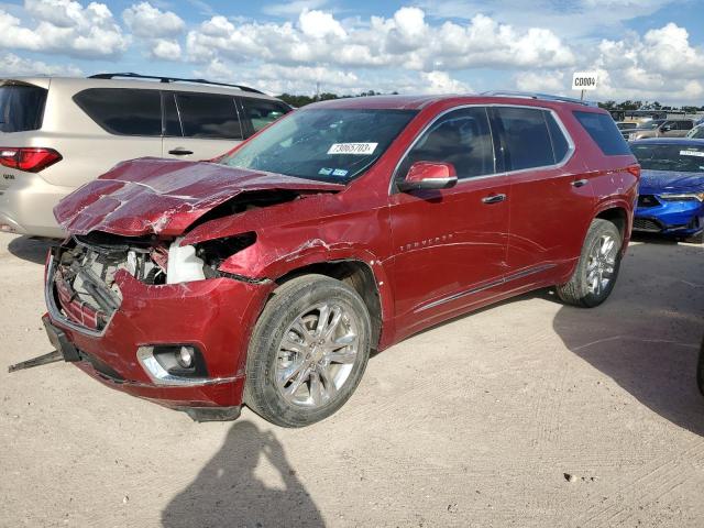 1GNEVNKW5MJ189614 - 2021 CHEVROLET TRAVERSE HIGH COUNTRY RED photo 1