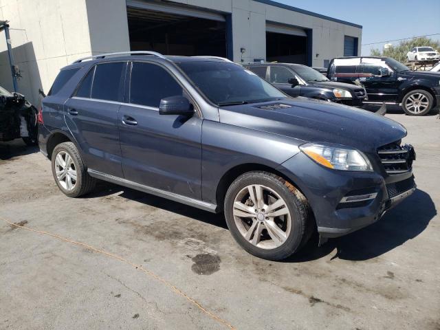 4JGDA5HB0FA487099 - 2015 MERCEDES-BENZ ML 350 4MATIC BLUE photo 4