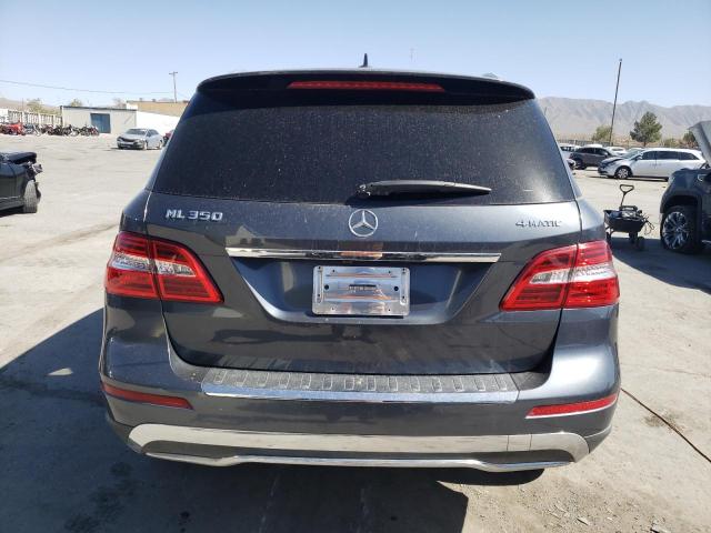 4JGDA5HB0FA487099 - 2015 MERCEDES-BENZ ML 350 4MATIC BLUE photo 6