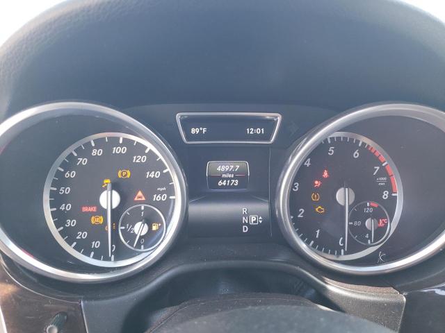 4JGDA5HB0FA487099 - 2015 MERCEDES-BENZ ML 350 4MATIC BLUE photo 9