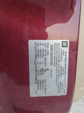 3GNEC12027G147529 - 2007 CHEVROLET AVALANCHE C1500 BURGUNDY photo 13