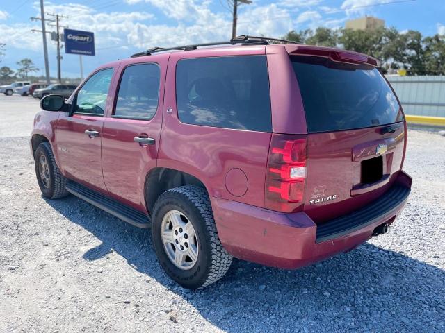 1GNFC13J77R150521 - 2007 CHEVROLET TAHOE C1500 BURGUNDY photo 3