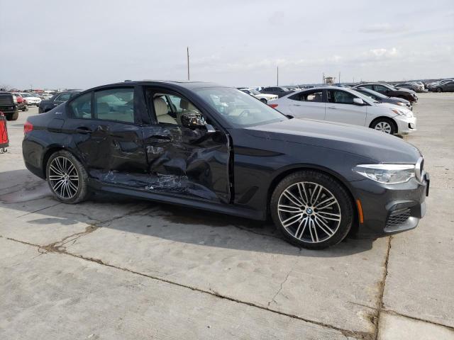 WBAJA9C51KB391760 - 2019 BMW 530E GRAY photo 4