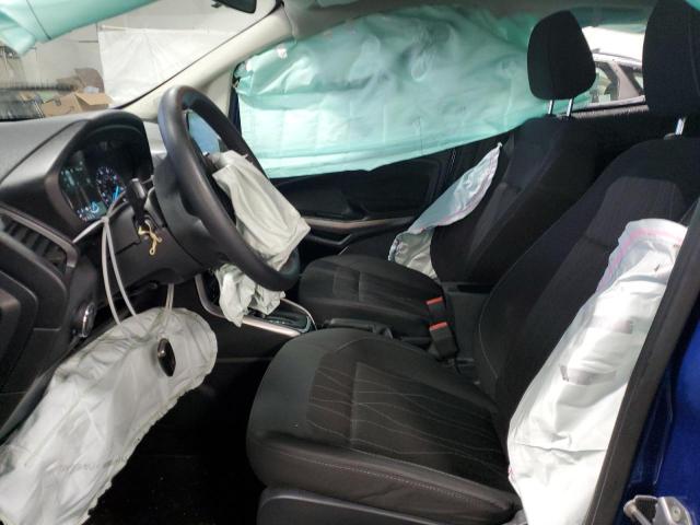 MAJ3S2GE3MC408569 - 2021 FORD ECOSPORT SE BLUE photo 7