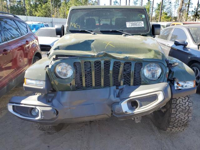 1C6HJTAG8ML561765 - 2021 JEEP GLADIATOR SPORT GREEN photo 5