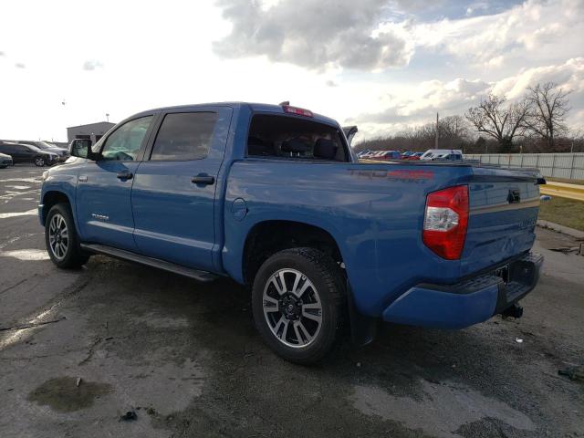 5TFDY5F14MX999453 - 2021 TOYOTA TUNDRA CREWMAX SR5 BLUE photo 2