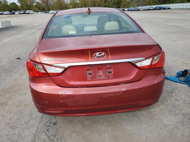 5NPEB4AC5CH402586 - 2012 HYUNDAI SONATA GLS RED photo 6