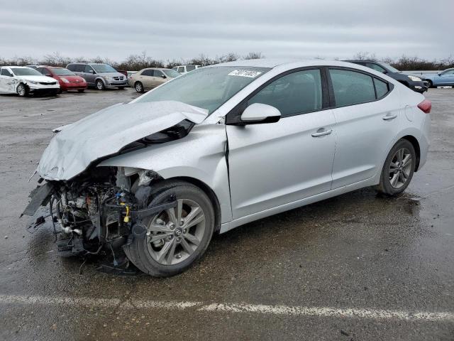 5NPD84LF2JH362417 - 2018 HYUNDAI ELANTRA SEL SILVER photo 1