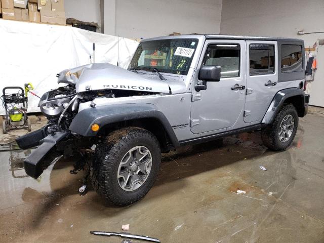 1C4HJWFG2EL244679 - 2014 JEEP WRANGLER RUBICON SILVER photo 1