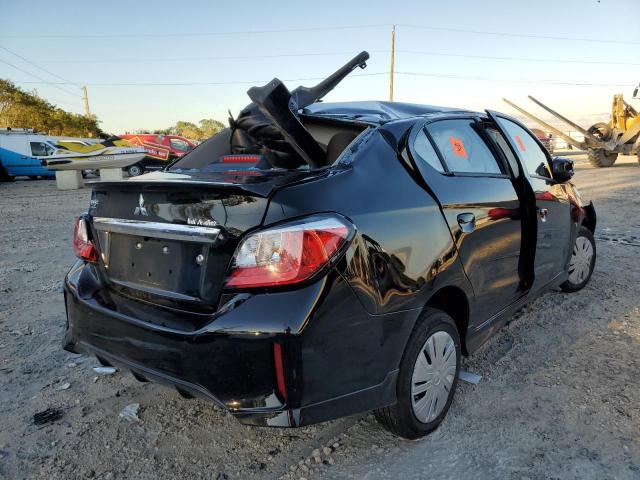 ML32FUFJ7NHF07930 - 2022 MITSUBISHI MIRAGE G4 ES შავი ფოტო 3