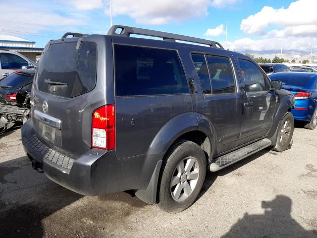 5N1AR1NN9CC613351 - 2012 NISSAN PATHFINDER S GRAY photo 3