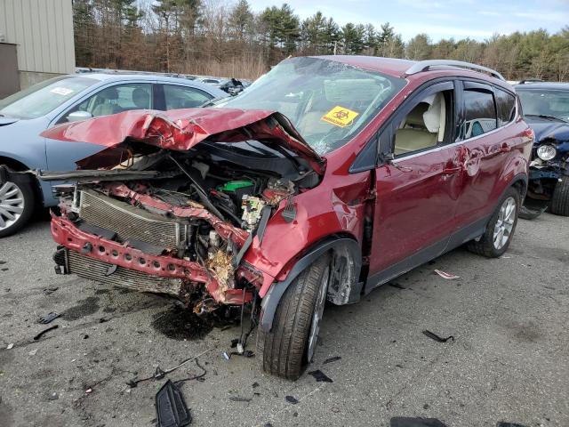 1FMCU9J98EUC56093 - 2014 FORD ESCAPE TITANIUM RED photo 1