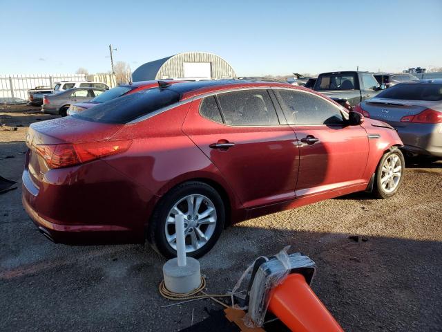 5XXGN4A76DG225272 - 2013 KIA OPTIMA EX RED photo 3