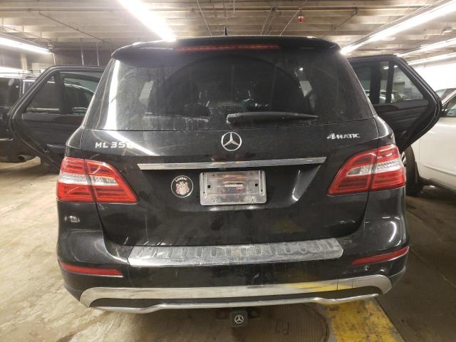 4JGDA5HB3FA504882 - 2015 MERCEDES-BENZ ML 350 4MATIC BLACK photo 6