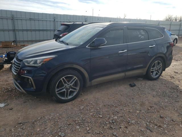 KM8SR4HF2HU234655 - 2017 HYUNDAI SANTA FE SE ULTIMATE BLUE photo 1