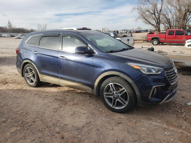 KM8SR4HF2HU234655 - 2017 HYUNDAI SANTA FE SE ULTIMATE BLUE photo 4