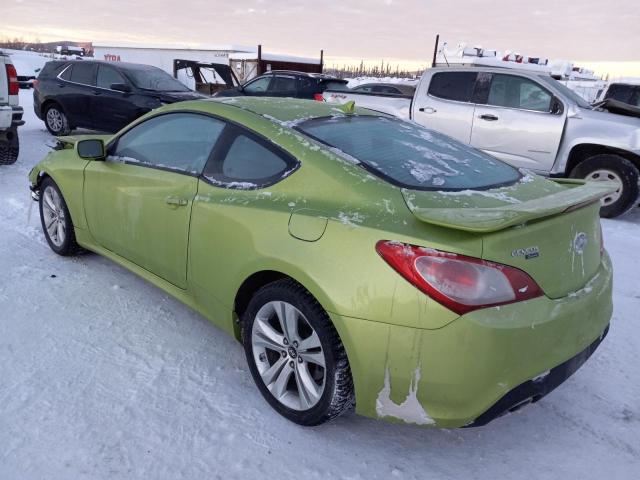 KMHHU6KH0AU012894 - 2010 HYUNDAI GENESIS CO 3.8L GREEN photo 2