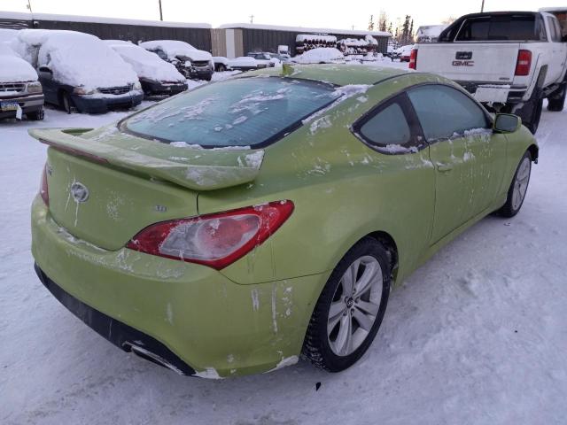 KMHHU6KH0AU012894 - 2010 HYUNDAI GENESIS CO 3.8L GREEN photo 3