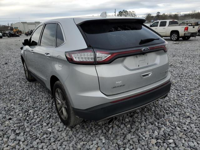 2FMPK3K90HBB57877 - 2017 FORD EDGE TITANIUM SILVER photo 2