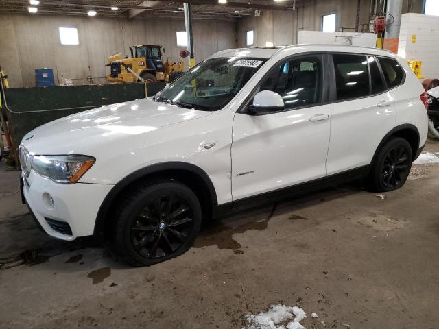 5UXWX9C5XF0D45256 - 2015 BMW X3 XDRIVE28I WHITE photo 1