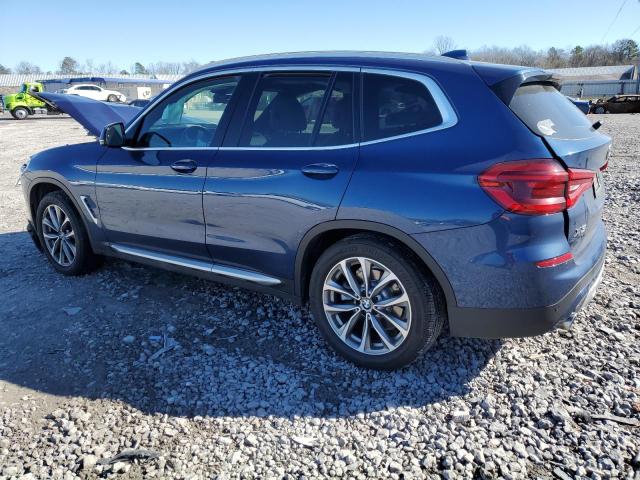 5UXTR7C54KLR53510 - 2019 BMW X3 SDRIVE30I BLUE photo 2