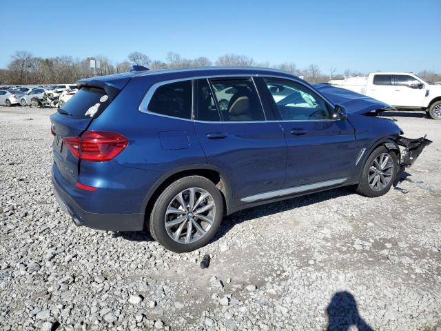 5UXTR7C54KLR53510 - 2019 BMW X3 SDRIVE30I BLUE photo 3