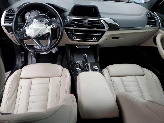 5UXTR7C54KLR53510 - 2019 BMW X3 SDRIVE30I BLUE photo 8