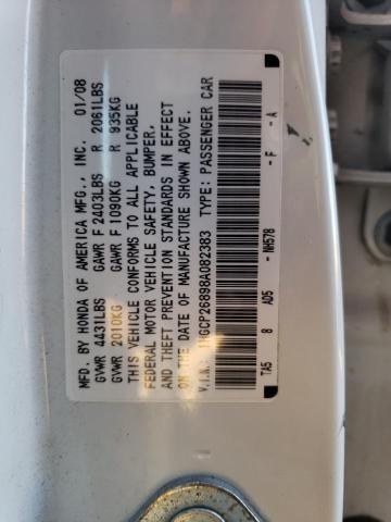 1HGCP26898A082383 - 2008 HONDA ACCORD EXL GRAY photo 13