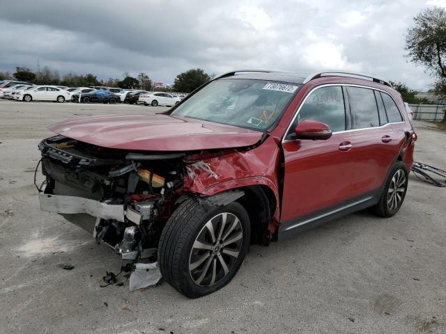 W1N4M4HB7LW043540 - 2020 MERCEDES-BENZ GLB 250 4MATIC RED photo 1