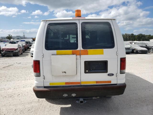 1FTSE34L78DA15373 - 2008 FORD ECONOLINE E350 SUPER DUTY VAN WHITE photo 6