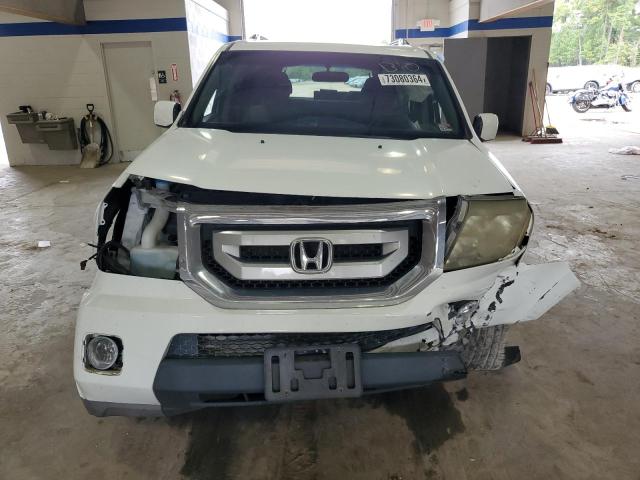 5FNYF4H48BB048155 - 2011 HONDA PILOT EX WHITE photo 5