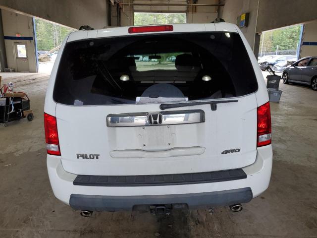 5FNYF4H48BB048155 - 2011 HONDA PILOT EX WHITE photo 6