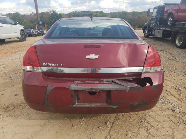 2G1WT58K469130147 - 2006 CHEVROLET IMPALA LT MAROON photo 6