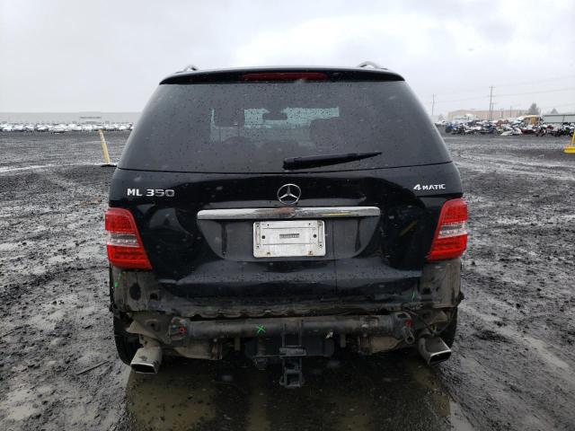 4JGBB8GB8AA595549 - 2010 MERCEDES-BENZ ML 350 4MATIC BLACK photo 6