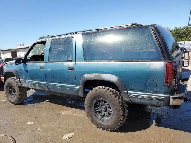 1GNFK16K2PJ365536 - 1993 CHEVROLET SUBURBAN K1500 TEAL photo 2